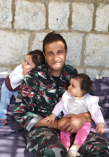 Charbel Karam with his daughters. (Credit: Karlen Hitti-Karam) 