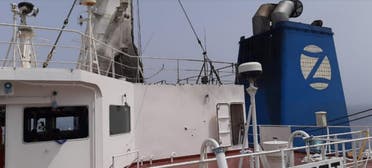الأضرار التي لحقت بالسفينة في بحر العرب