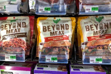 Products from Beyond Meat Inc, the vegan burger maker, are shown for sale at a market in Encinitas, California, U.S., June 5, 2019. (File photo: Reuters)