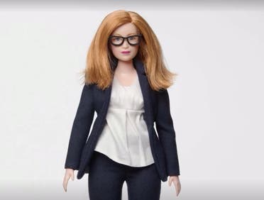 The Barbie doll of Professor Dame Sarah Gilbert. (Reuters)
