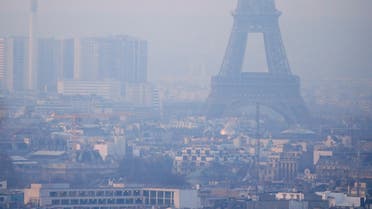 The Eiffel Tower is surrounded by a small-particle haze which hangs above the skyline in Paris, France, December 9, 2016 as the City of Light experienced the worst air pollution in a decade. (Reuters/Gonzalo Fuentes)