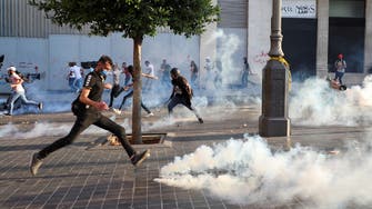 Water cannon, tear gas fired at protesters near Lebanon parliament 