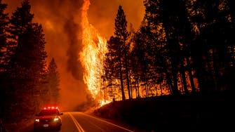 US wildfire engulfs entire California town, leveling businesses, homes