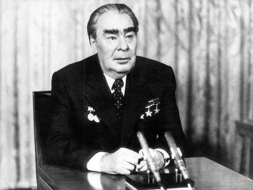 A photo of Leonid Brezhnev