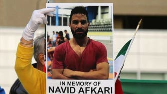 گرامی‌داشت «نوید افکاری» در المپیک توکیو توسط تبعیدیان ورزش ایران