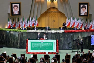 من مراسم تنصيب إبراهيم رئيسي
