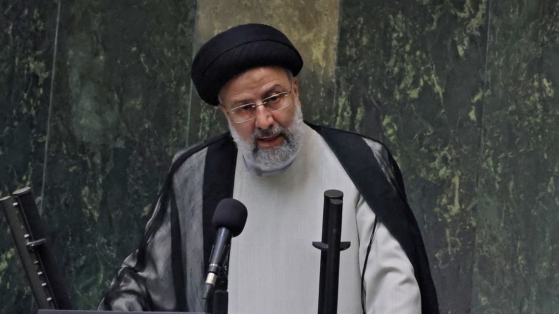 ابراهیم رئیسی در مجلس ایران برای ادای سوگند