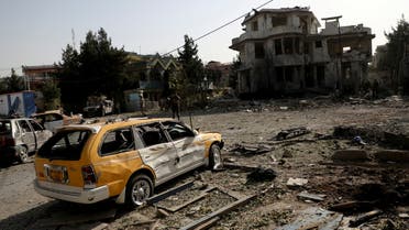 Damaged cars are seen at the site of a night-time car bomb blast in Kabul, Afghanistan August 4, 2021. (File Photo: Reuters)