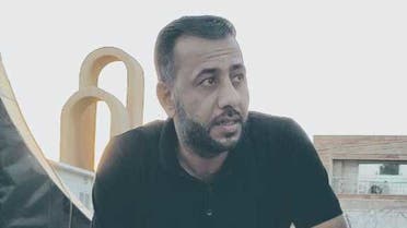 صورة متداولة على مواقع عراقية للناشط قاسم بهلول التميمي  