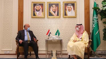 وزير خارجية السعودية يستقبل وزير خارجية العراق