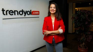 Demet Mutlu, founder and CEO of Turkey's leading fashion e-commerce company Trendyol, poses in Istanbul, Turkey. (Reuters)