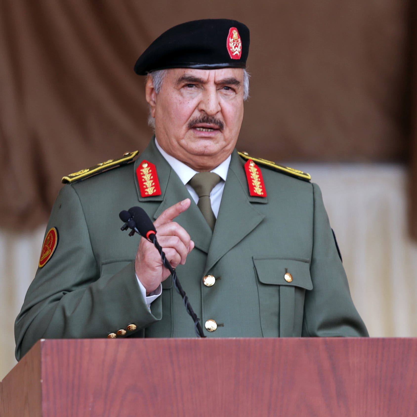 Libya’s Haftar says he is suspending military role, activities ahead of polls