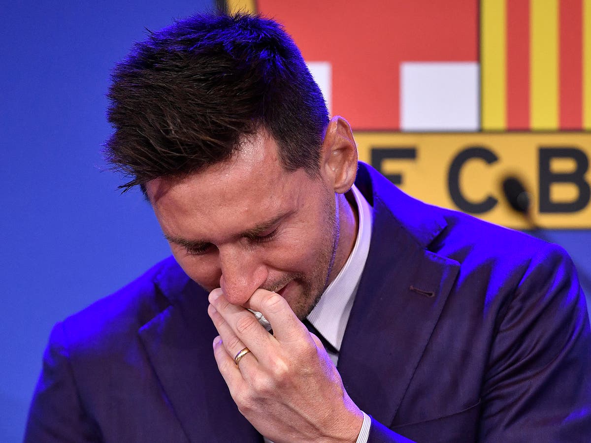 Tearful Messi confirms he is leaving FC Barcelona