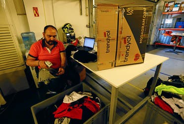 An employee works at the main office of Trendyol, Turkey’s leading fashion e-commerce company, in Istanbul, Turkey. (Reuters)