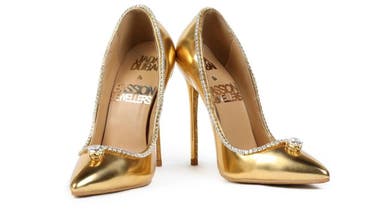 Jada Dubai and Passion Jewelers Passion Diamond shoes. Price tag: $23.6 million. (Supplied)