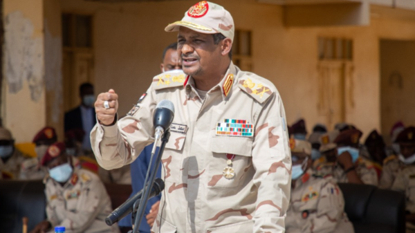 Hamidti announces closure of Sudan’s borders with Central Africa to prevent sedition