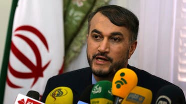 Hossein Amir-Abdollahian speaks during a news conference in Cairo. (File photo: Reuters)