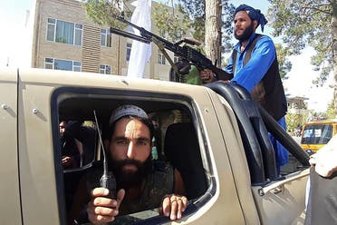 مقاتلون من طالبان في هرات اليوم