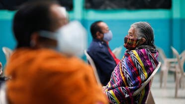Mayan indigenous people wait their turn to receive Oxford/AstraZeneca vaccine against the coronavirus disease (COVID-19) at the municipal hall in San Pedro Sacatepequez, Guatemala May 6, 2021. (Reuters)