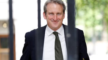 Britain's Secretary of State for Education Damian Hinds arrives in Downing Street in London, Britain June 18, 2019. (Reuters)