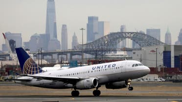 A United Airlines passenger jet takes off with New York City as a backdrop, at Newark Liberty International Airport, New Jersey, US. (File photo: Reuters)