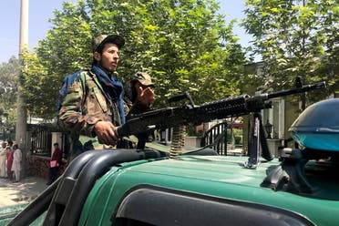 Taliban forces patrol in Kabul, Afghanistan, August 16, 2021. (Reuters)