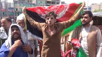 On Independence Day, Afghan protestors show defiance as Taliban struggles to govern