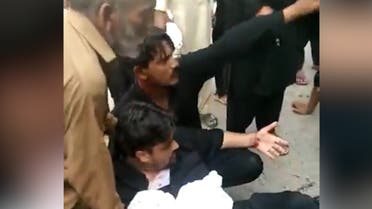 A powerful explosion hit a procession of Shia Muslims in central Pakistan on Thursday, wounding at least 30 people, witnesses and a Shia leader according to witnesses. (Screen grab)