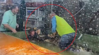 فيديو لعيد تحول كابوسا.. تمساح يهاجم مدربته أمام أطفال