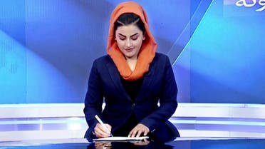 Afghan female TV presenter Shabnam Dawran. (Twitter/shabnamdawran)