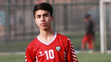 Zaki Anwari died at the Kabul airport while trying to flee Kabul, his soccer federation said. (Supplied: Afghan Soccer Federation)