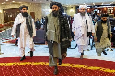 الملا عبد الغني برادر رئيس المكتب السياسي لحركة طالبان