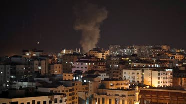 Smoke rises following an Israeli air strike in Gaza Nov. 12, 2018. (Reuters)