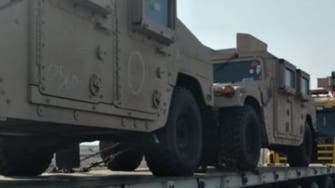 استهداف رتل ينقل معدات عسكرية للقوات العراقية
