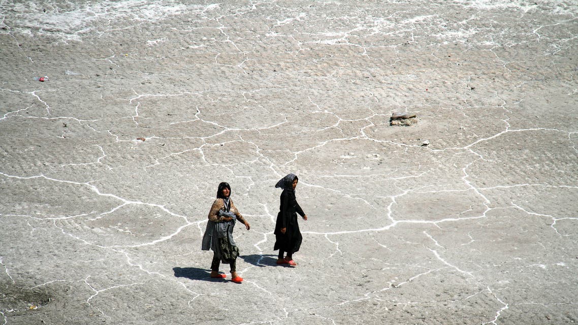 File photo from Lake Urmia taken in 2011. (AFP)