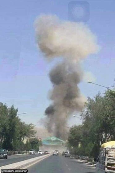 لقطة من الانفجار قرب مطار كابل
