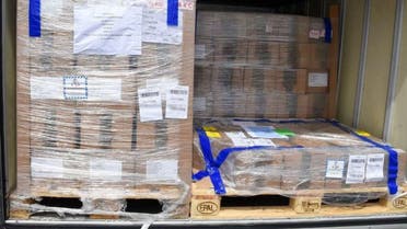 Saudi Arabia sent a relief cargo plane to Tunisia carrying 608,000 doses of the AstraZeneca COVID-19 vaccine. (SPA)