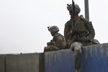 جنود أميركيون في مطار كابل خلال عمليات الإجلاء
