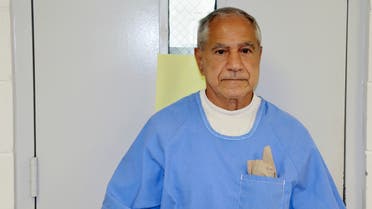 In this image provided by the California Department of Corrections and Rehabilitation, Sirhan Sirhan arrives for a parole hearing Friday, Aug. 27, 2021, in San Diego. (AP)