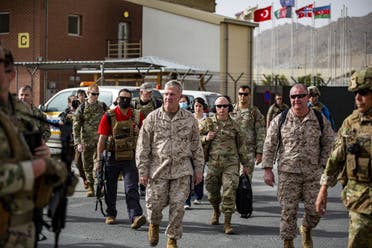 الجيش الأميركي خلال تنظيمه رحلات الإجلاء من مطار كابل