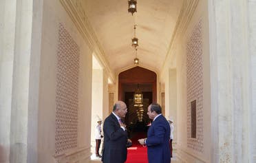 الرئيس المصري والرئيس العراقي