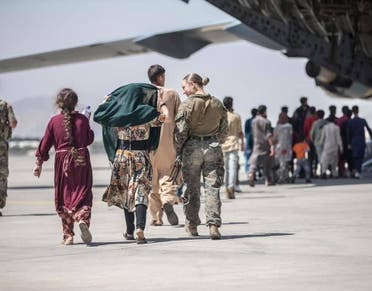 من عمليات الإجلاء الأميركية في مطار كابل قبل 31 أغسطس