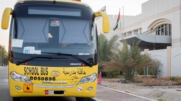 Yellow school bus in Abu Dhabi, United Arab Emirates. (iStock)