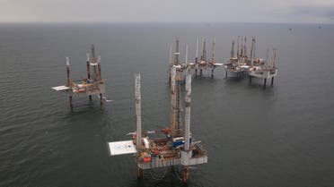 Unused oil rigs in the Gulf of Mexico near Port Fortune, Louisiana. (File photo: Reuters)