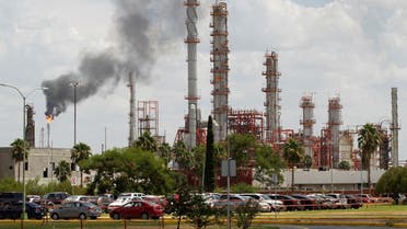 A general view shows Mexican state oil firm Pemex's Cadereyta refinery in Cadereyta, on the outskirts of Monterrey, Mexico, on August 27, 2021. (Reuters)