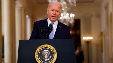 President Joe Biden delivers remarks on Afghanistan at the White House, Aug. 31, 2021. (Reuters)