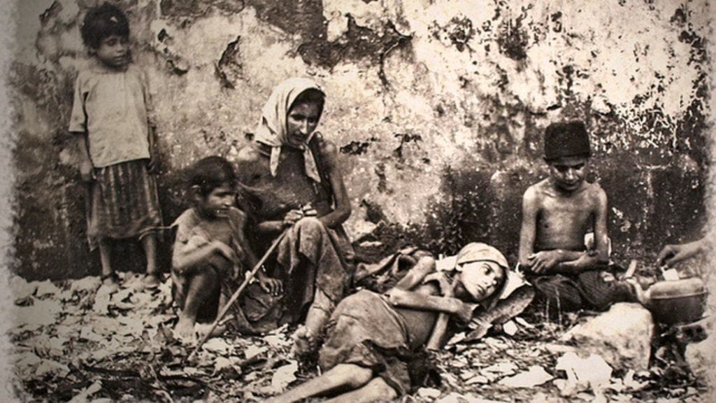 During the First World War, in Mount Lebanon, a third of the population died of famine and disease. (Fouad Debbas Collection)