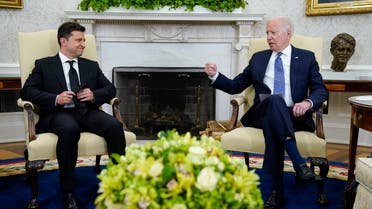 President Joe Biden meets with Ukrainian President Volodymyr Zelenskyy at the White House, Sept. 1, 2021. (AP)