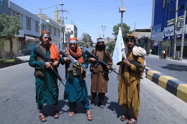 عناصر من طالبان في هرات غرب أفغانستان (أرشيفية- فرانس برس)