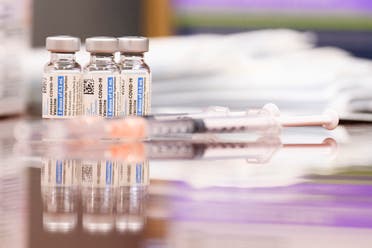 Vials and syringes of the Johnson and Johnson Janssen COVID-19 vaccine are displayed at a Culver City Fire Department vaccination clinic in California. The United States has thrown away at least 15.1 million doses of Covid-19 vaccines since March 1, according to a report by NBC News. (Stock image)